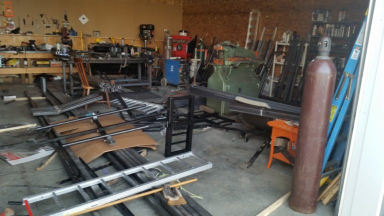 The Pelzer farm’s machinery shop – the birthplace of MAD-RAMPS